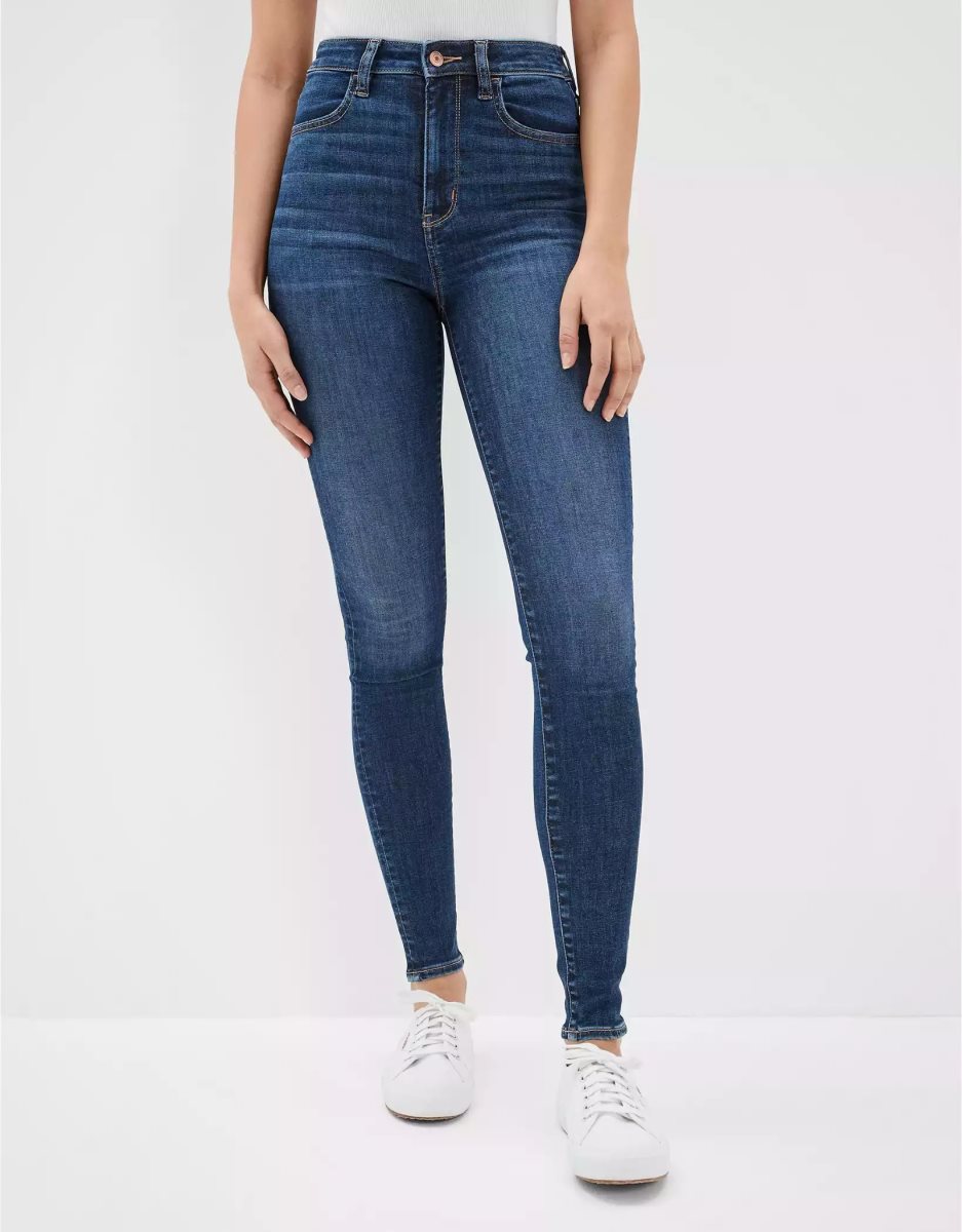 Jean American Eagle AE Ne(x)t Level Super High-Waisted Jegging Multicolore Femme | UBX-20077855